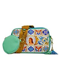 Bag Ammia Woman in Leather ANGELICA BIANCA E TURCHESE - ANGELICA BIANCA E TURCHESE